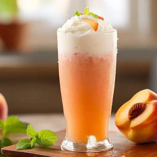 Fresh Peaches and Cream Cocktail