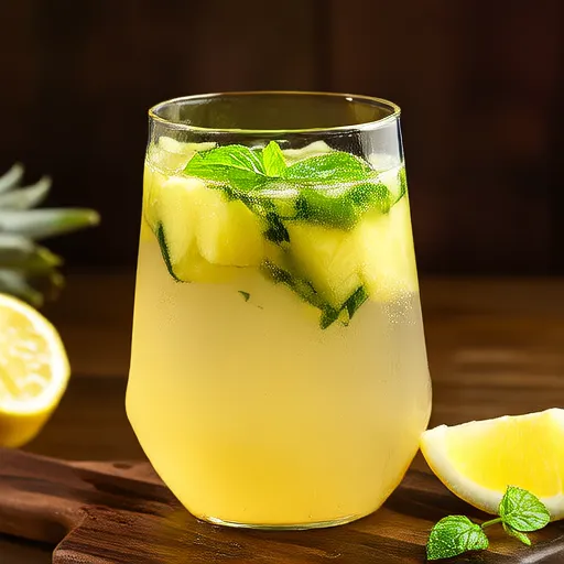 菠萝柠檬水