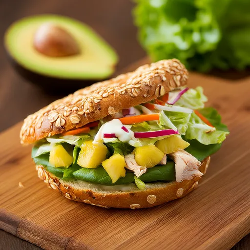 Salad Ayam Nanas Alpukat