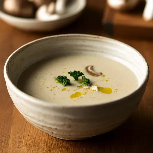 Súp nấm chanterelle