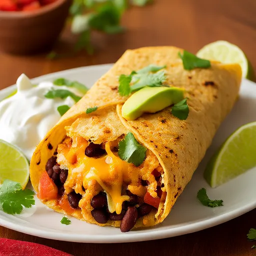 Quesadillas Veganas de Feijão Preto