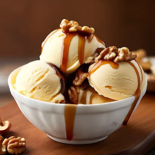 Es Krim Kenari Sirup Maple