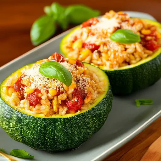 Zucca estiva ripiena