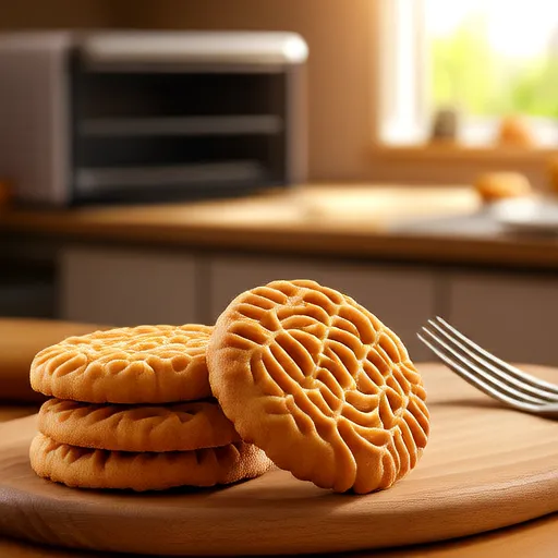 Biscuits au beurre de cacahuète à trois ingrédients