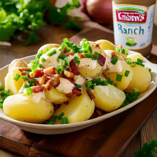 Salada de Batata Ranch com Bacon da Kristen
