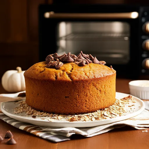 Muffin di zucca, banana e avena