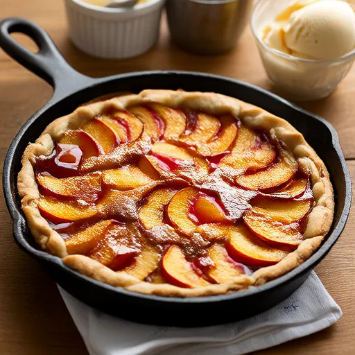 Pêssego Cobbler Rápido e Fácil
