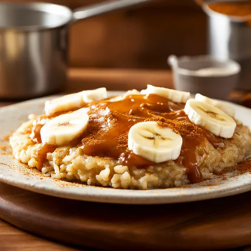 Bananas Foster Arroz Crocante