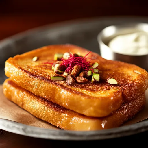 Shahi Tukra (Budín de Pan Indio)