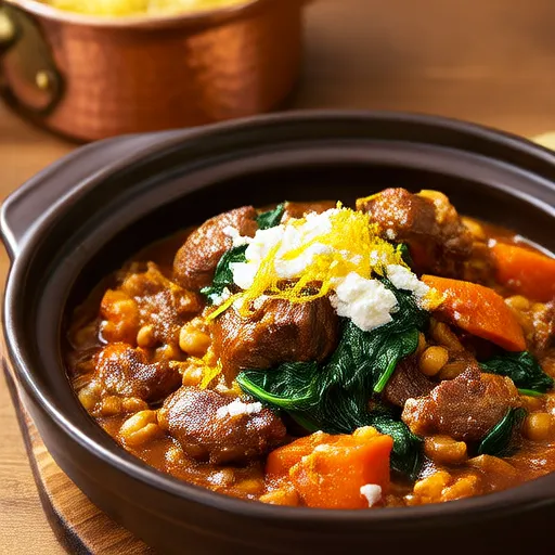 Mediterranean Lamb and Lentil Stew