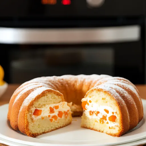 Ciambella di Carote con Ripieno di Formaggio Cremoso