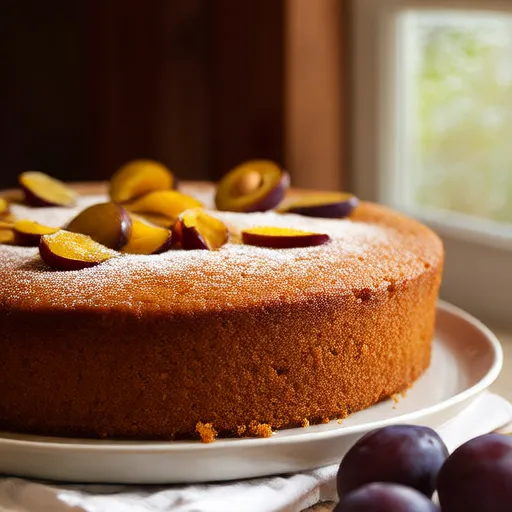 Bolo de Ameixa Virado ao Contrário