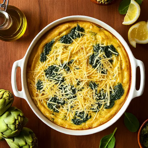Dip de Espinafre Vegano com Alcachofras