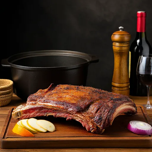 Slow-Smoked Pork Spareribs