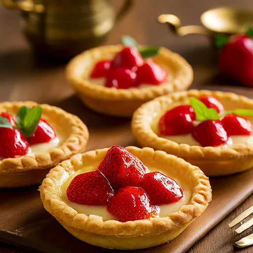 Frangipane com Morangos