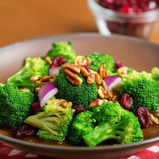 Salad Brokoli Terbaik Tanpa Daging Asap