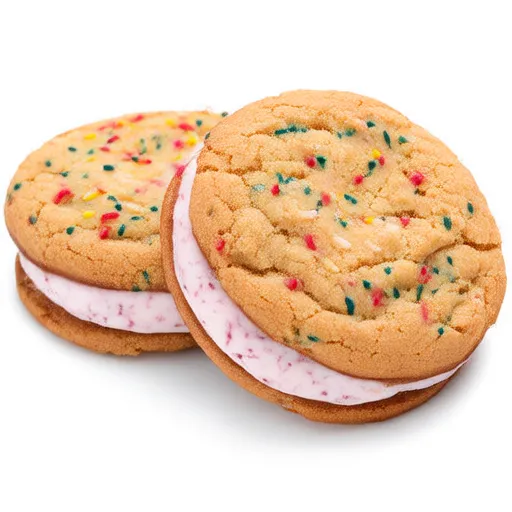 Neapolitan Funfetti Sandwich Cookies