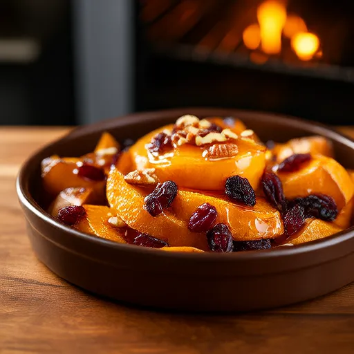 خبز البطاطا الحلوة بالتوت البري