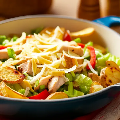 Ensalada de Pollo Caliente