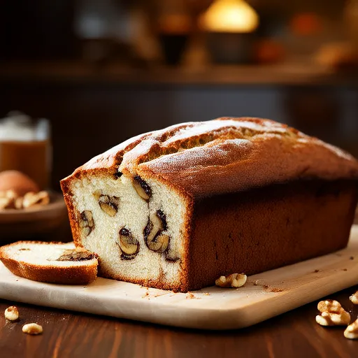 Pan de Plátano con Crema Agria