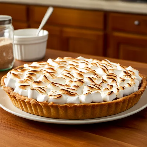 Bánh khoai lang với lớp phủ marshmallow meringue