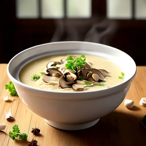 低碳鸡肉蘑菇汤