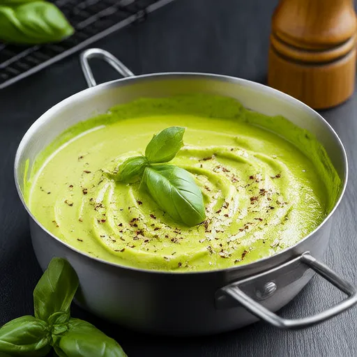 Einfache cremige Pesto-Soße