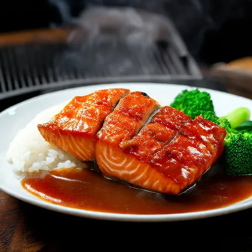 Saumon Teriyaki Grillé