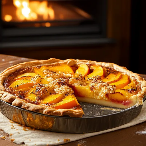 Healthier Southern Peach Cobbler