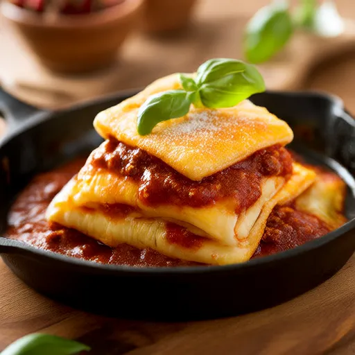 Beefy Baked Ravioli
