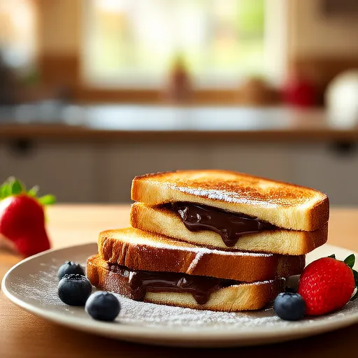French Toast Ripieno di Nutella