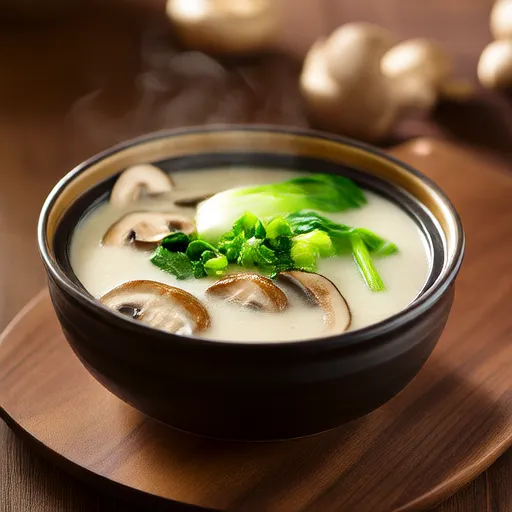 Súp Nấm Cải Thìa