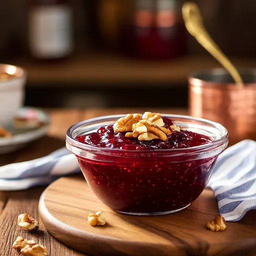 Receita Clássica de Relish de Cranberry