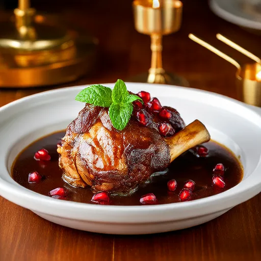 Lamb Braised in Pomegranate