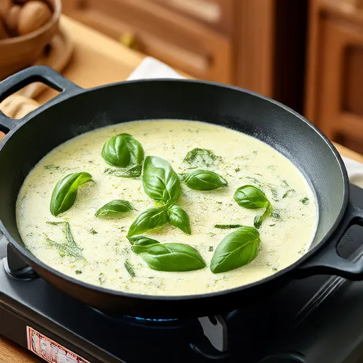 Pesto Alfredo Sauce