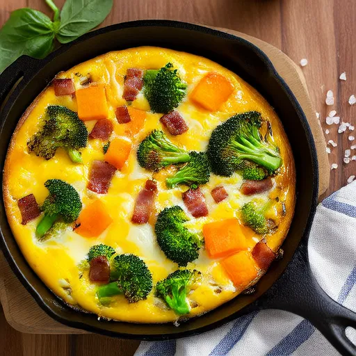 Sweet Potato, Bacon, and Veggie Skillet