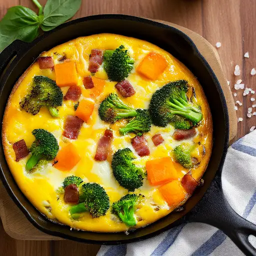 Sweet Potato, Bacon, and Veggie Skillet