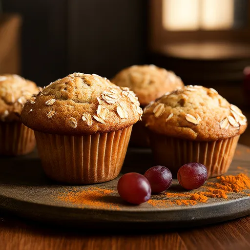 Muffins de Salvado de Avena