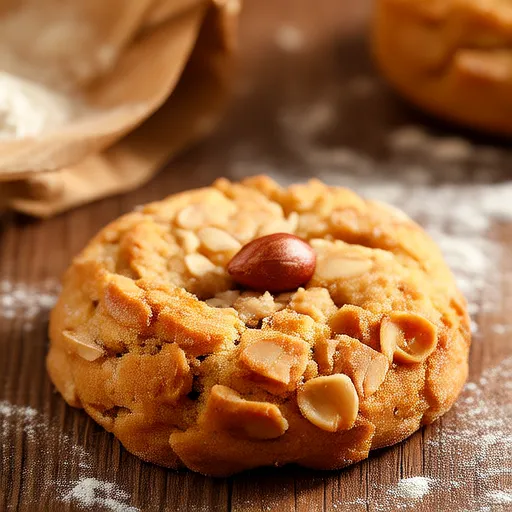 Biscoito de Amendoim Estilo Chinês
