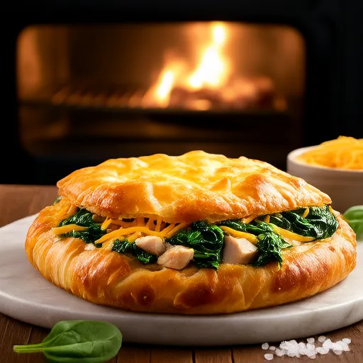 Quiche agli spinaci con pollo