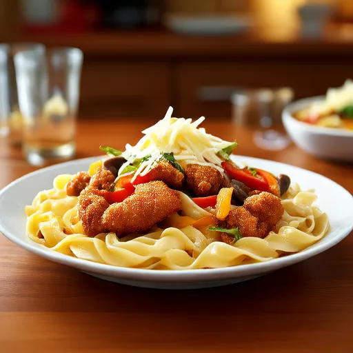 Pollo Primavera Alfredo