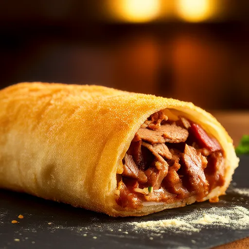 Rollitos de Huevo estilo Philly Cheesesteak