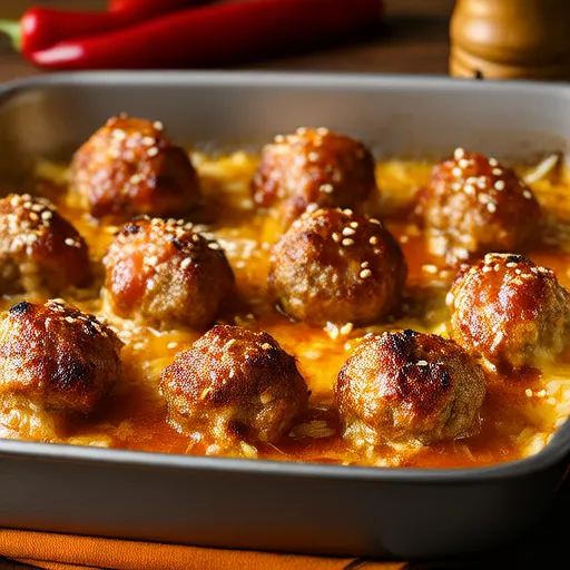 Cheesy Chicken Meatballs