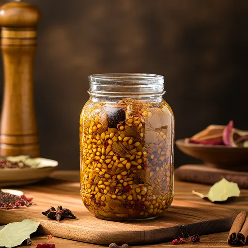 توابل المخللات محلية الصنع