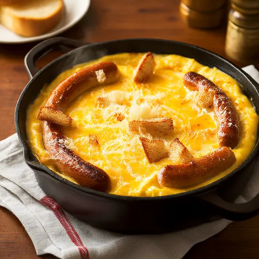 Casserole de Linguiça e Ovo