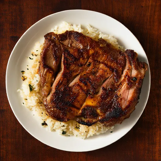 Pork Chops and Dirty Rice