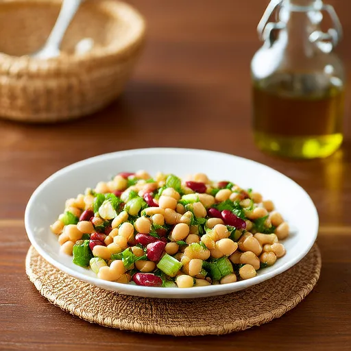 Insalata di Tre Tipi di Fagioli Marinata