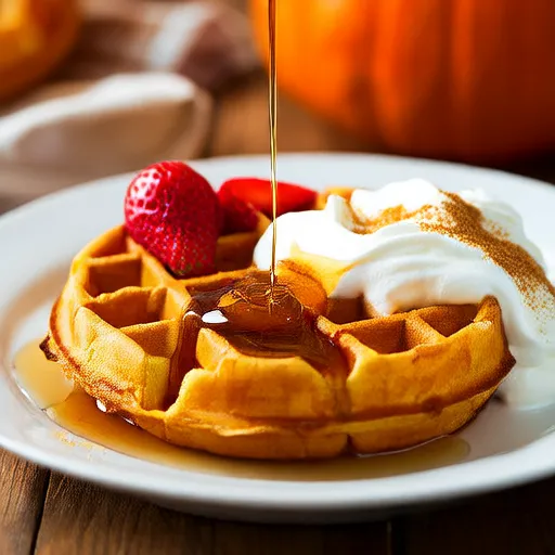Perfekte Kürbisgewürz-Waffeln