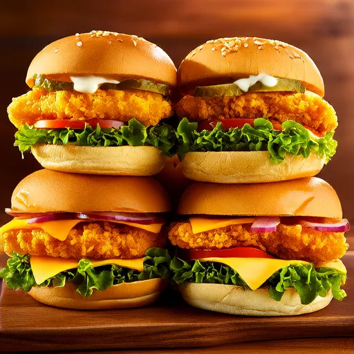 Hamburger Chicken Cordon Bleu