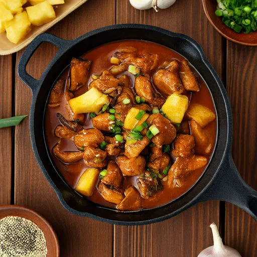 照烧菠萝鸡肉